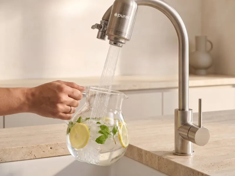 Acqua filtrata, direttamente dal tuo rubinetto.