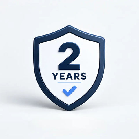 2 jaar garantie